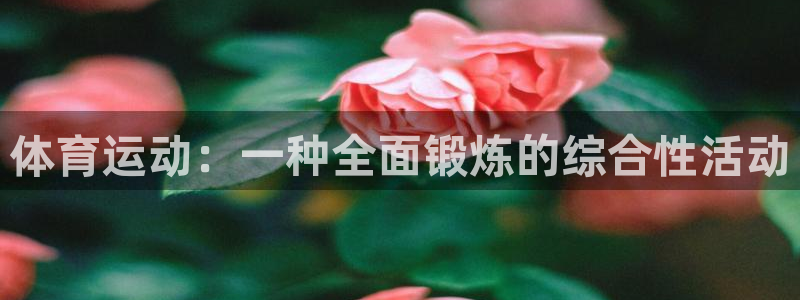欧亿体育官方正版app娱乐:体育运动:一种全面锻炼的综合性活